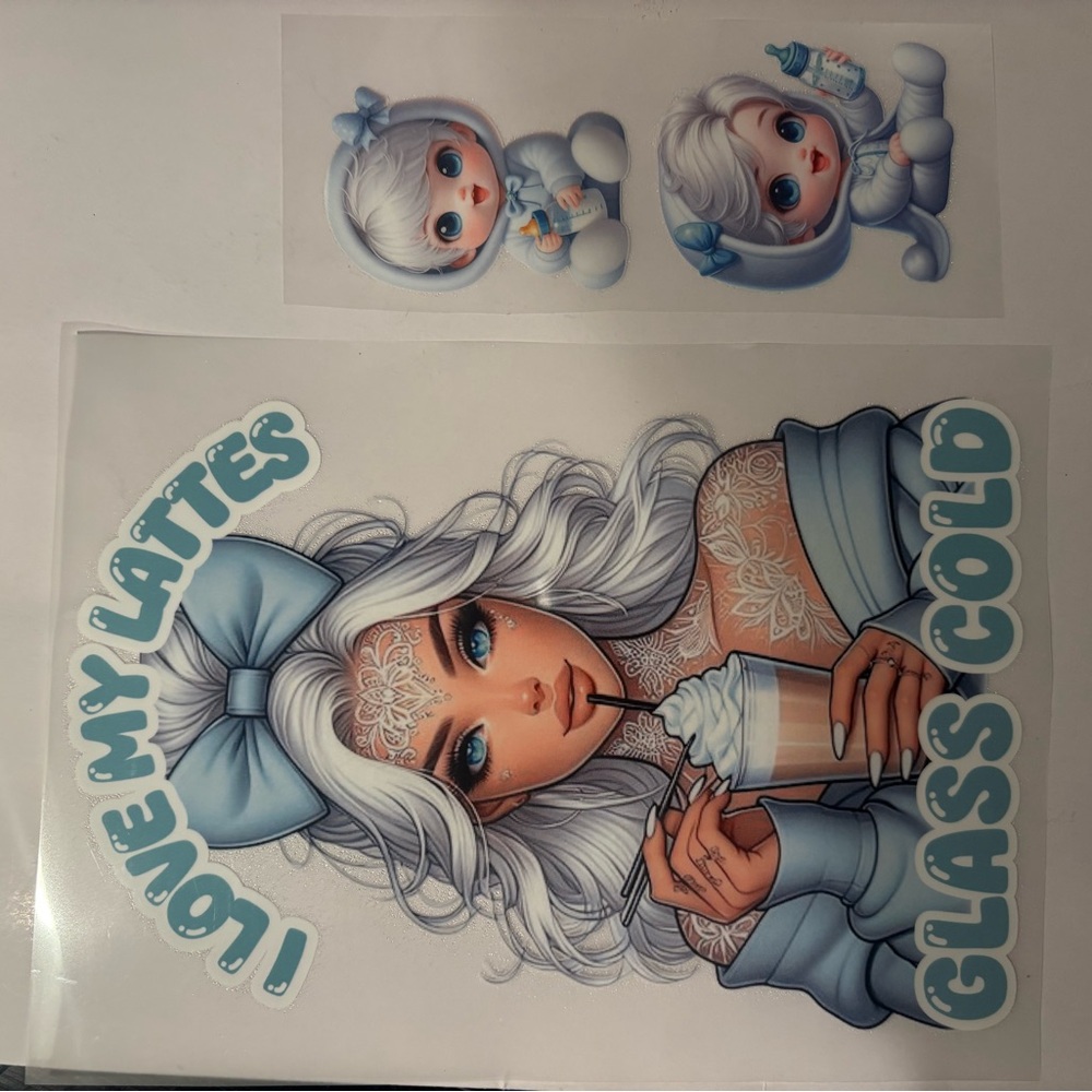 Snow Bunny Sticker Set - Picture 12 of 12